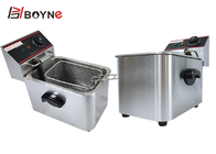 Fried Food 4L Stainless Steel Fryer Restaurant Furnace easy cleaning