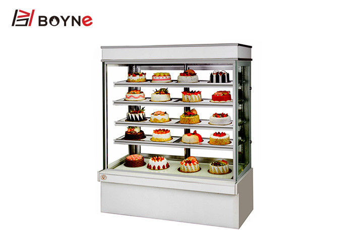 Commercial Upright Bakery Cake Display Fridge 5 Layer Automatic Defrost System CE Certification