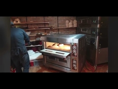 Six Trays Two Deck Electric Bread Oven , 380V Commercial Kitchen Ovens For Bread Baking