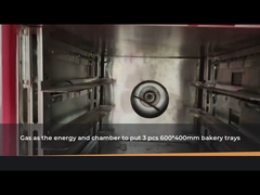 Five Trays Convection Oven For Bakery Stainless Steel 220v / 380v