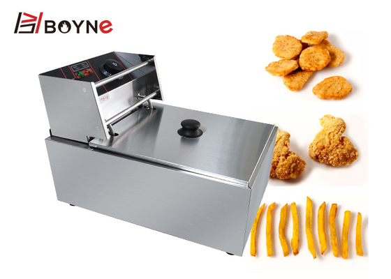 Commercial Kitchen Snack Food Fryer Single Oil Tank 8L Fryer