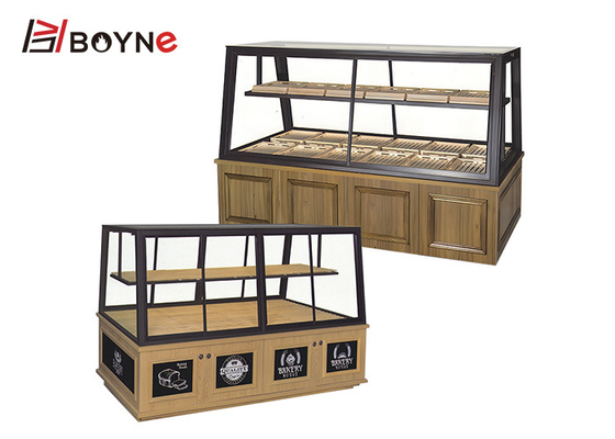 Single Side Normal Temperature Cake Display Case Bread Display Cabinet