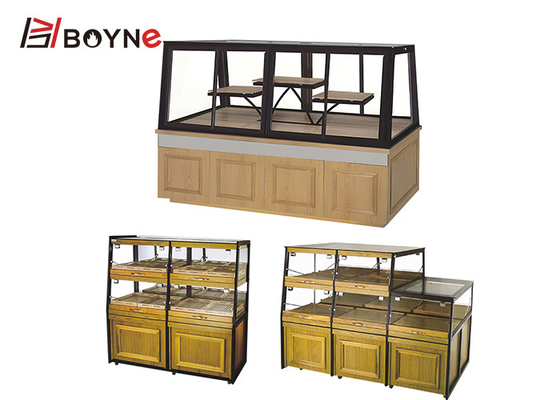 Single Side Normal Temperature Cake Display Case Bread Display Cabinet