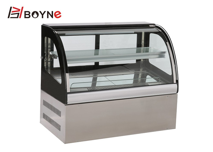 Marble Base 450W R134A Cake Display Case For Bread House